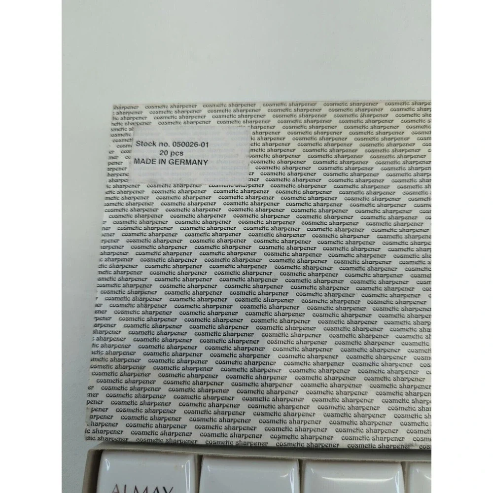 20 Pack‎ Almay White Sharpener Eyeliner, Lipliner Crayon and Pencil Sharpener
